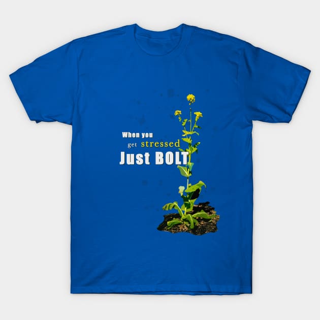 Just Bolt T-Shirt by Backyard Gardens